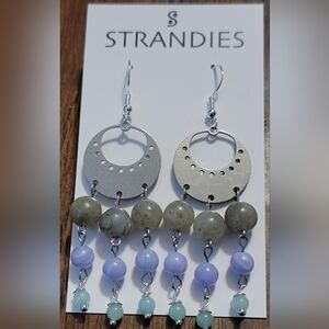 Labradorite earrings